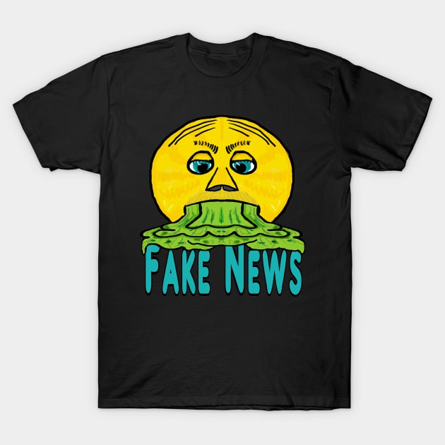 Fake News T-Shirt by Mark Ewbie